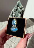 Anello in labradorite