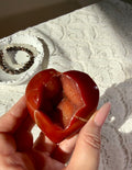 Cuore in agata corniola