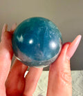 Sfera in fluorite blu