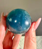 Sfera in fluorite blu