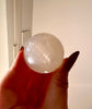 Sfera in quarzo rosa blu
