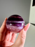 Sfera in fluorite amarena