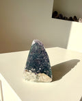 Ametista blu con calcite dell'Uruguay