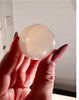 Sfera in quarzo rosa blu