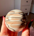 Sfera in calcite messicana