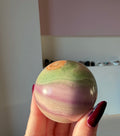 Sfera in fluorite silky