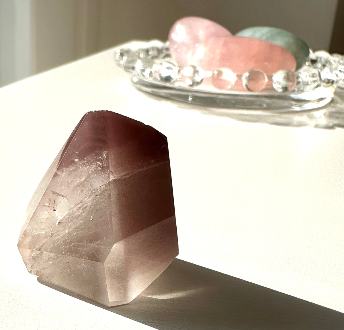 Punte e freeform di pink lithium quartz