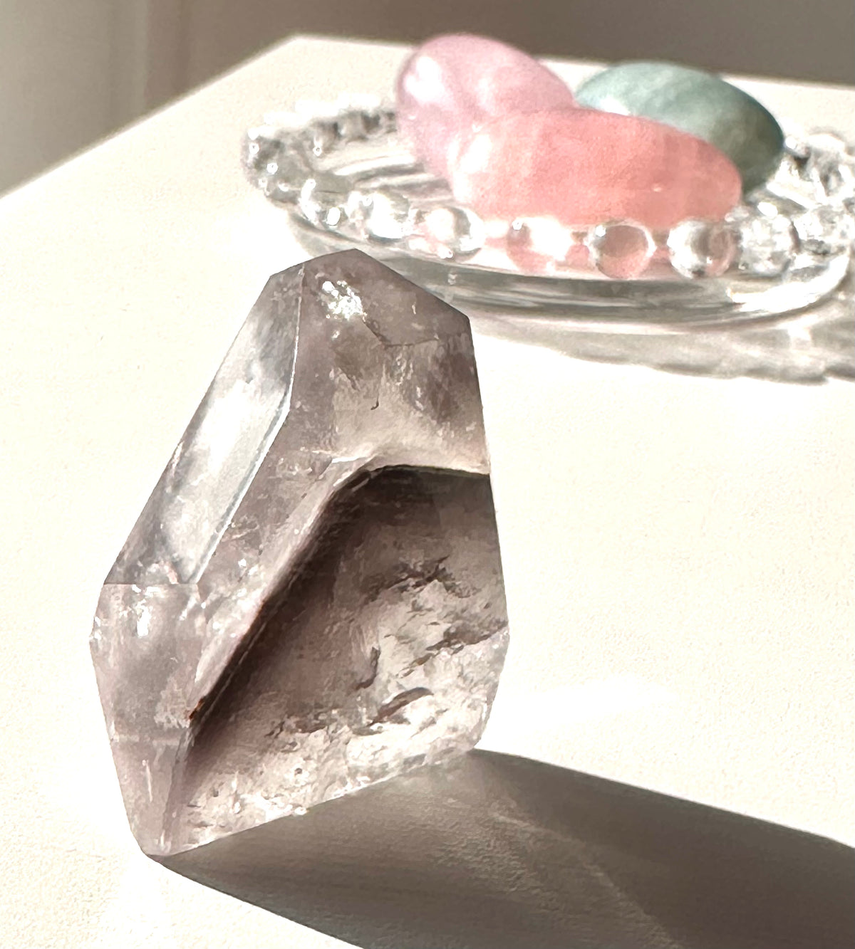 Punte e freeform di pink lithium quartz