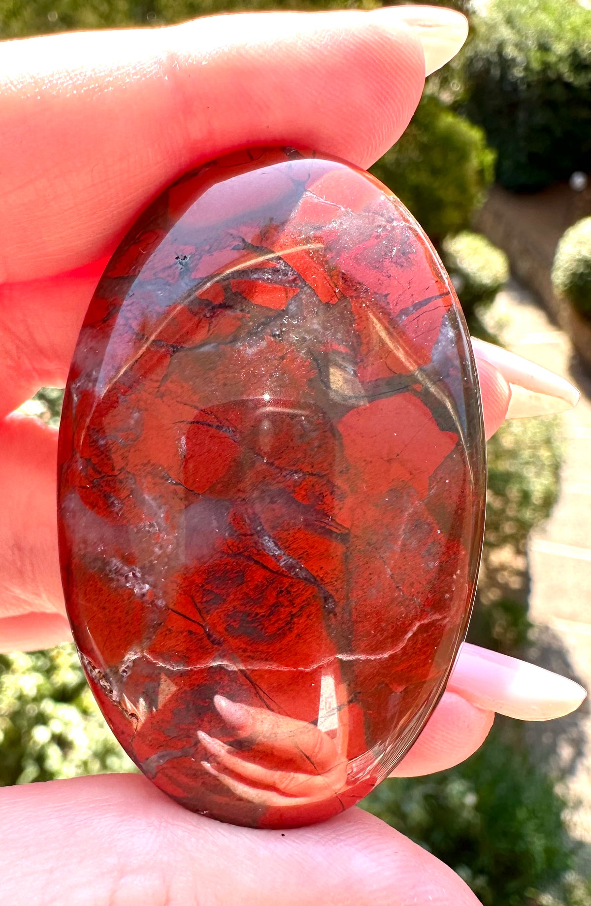 Palmstone in diaspro rosso