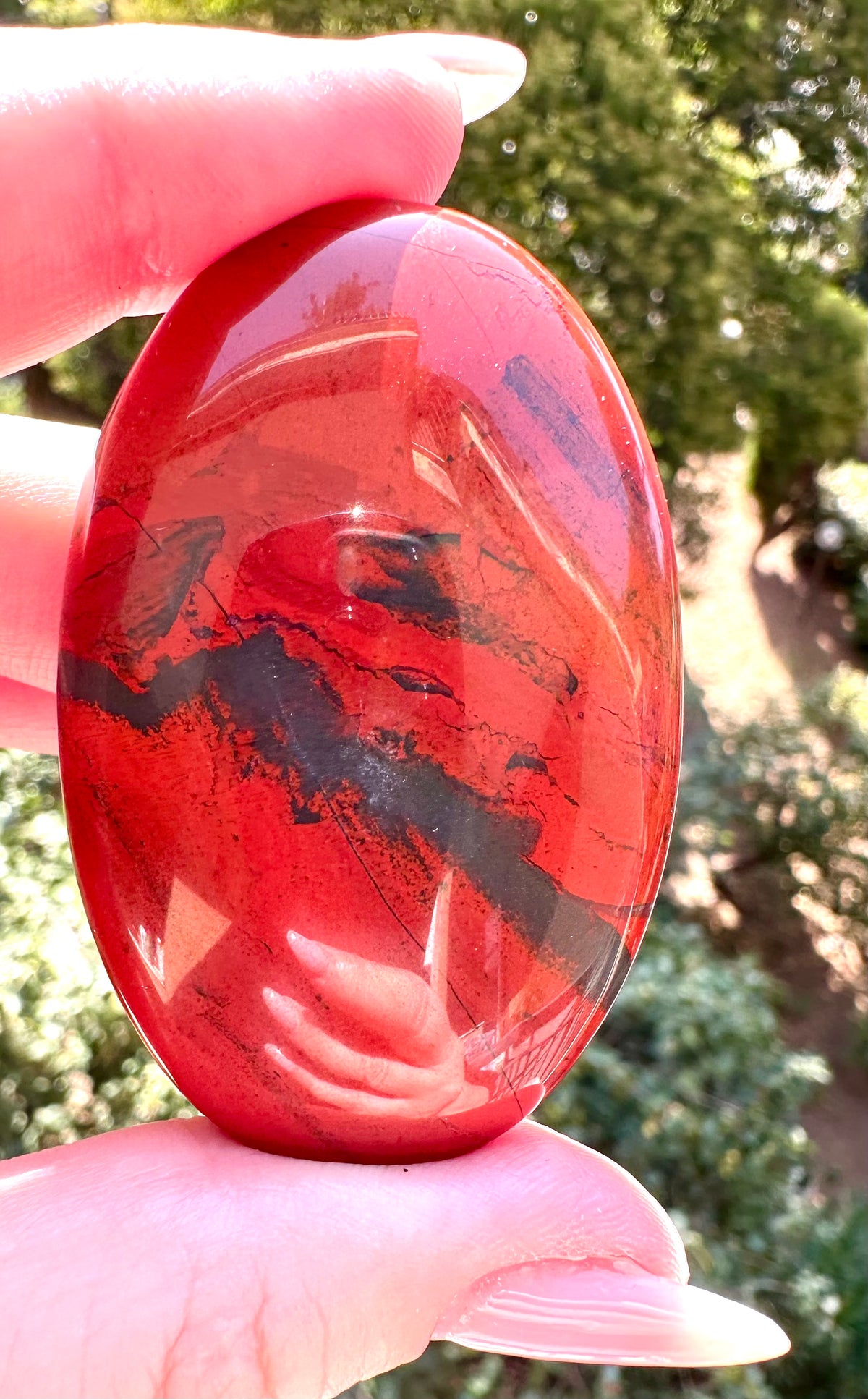 Palmstone in diaspro rosso