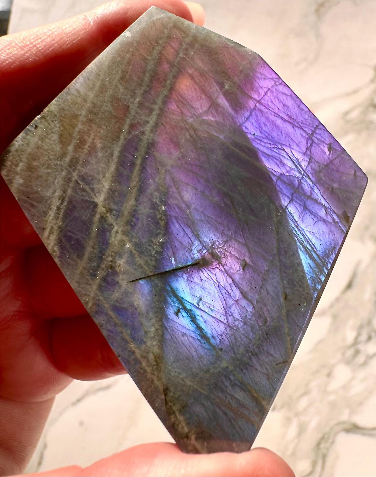 Freeform in labradorite