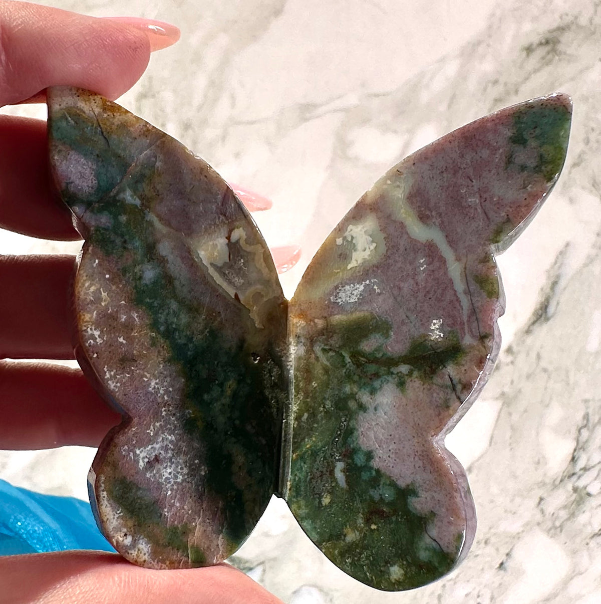 Farfalle in diaspro oceanico