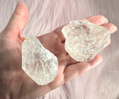 Raw hyaline quartz