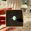 Anello in larimar