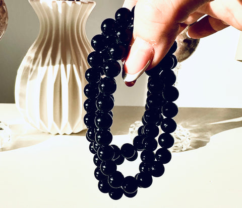 Bracciale in tormalina nera