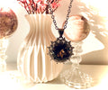 Collana con pendente in smoky quartz