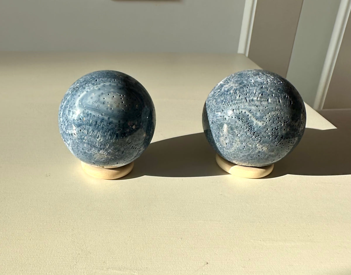 Sfera in "Corallo blu"