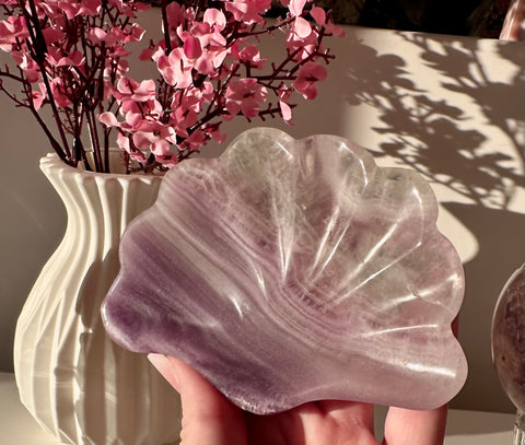 Ciotola in fluorite rosa