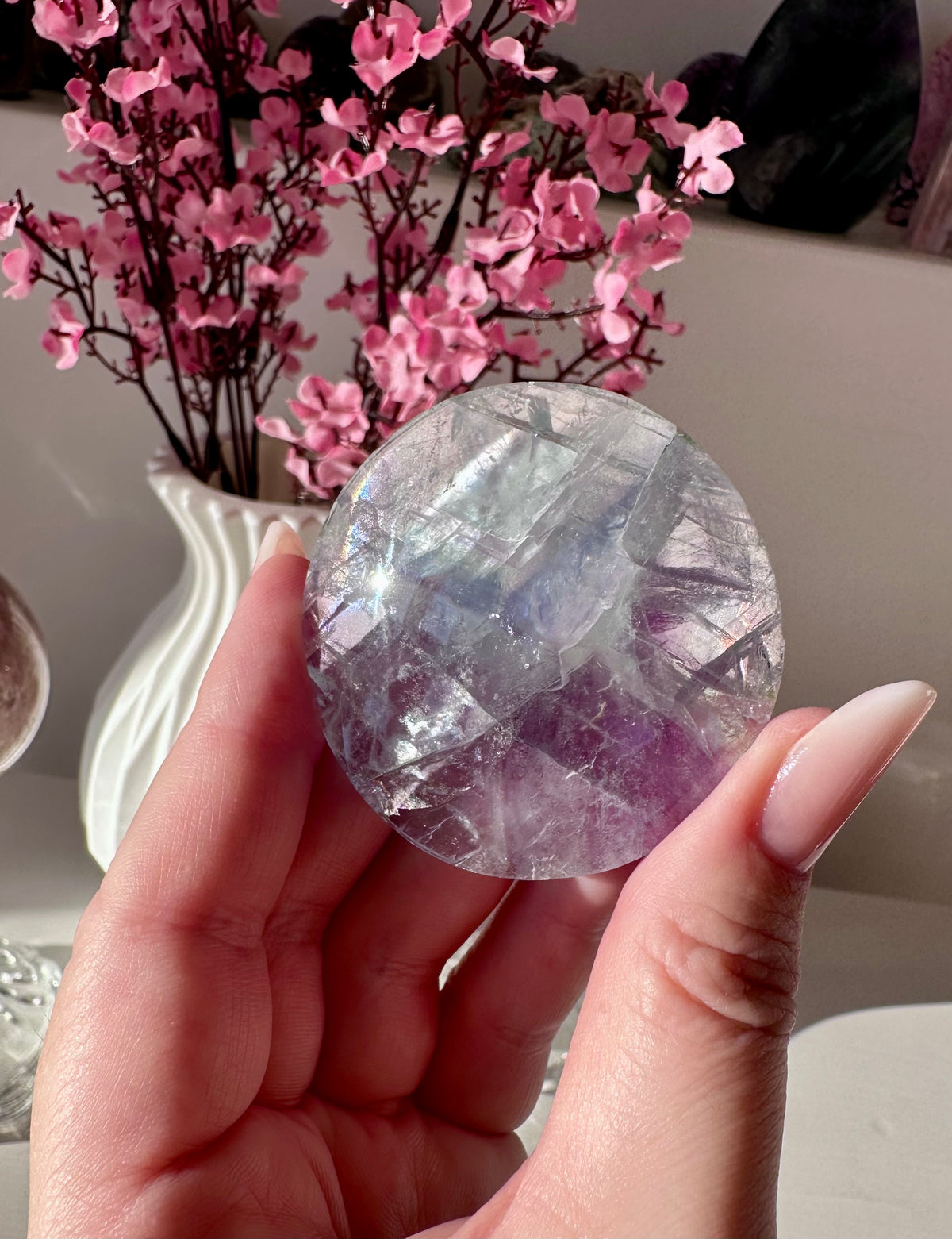 Palmstone in fluorite