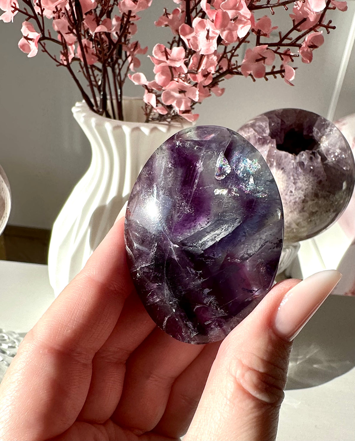 Palmstone in fluorite