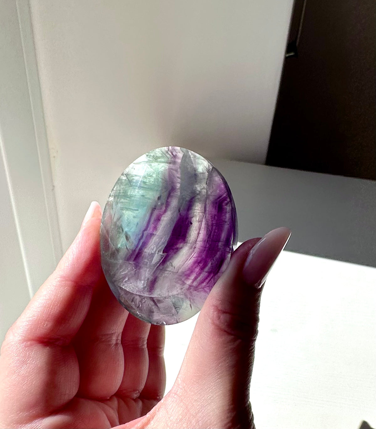 Palmstone in fluorite