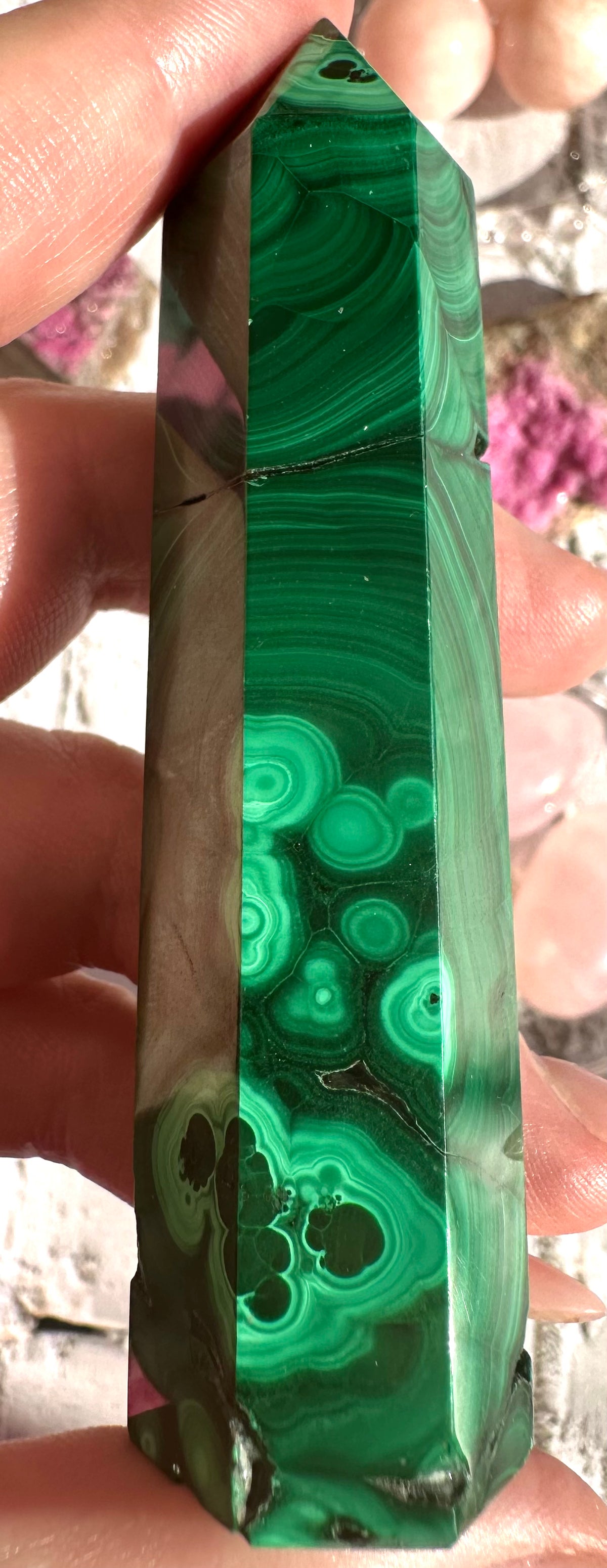 Torre in malachite