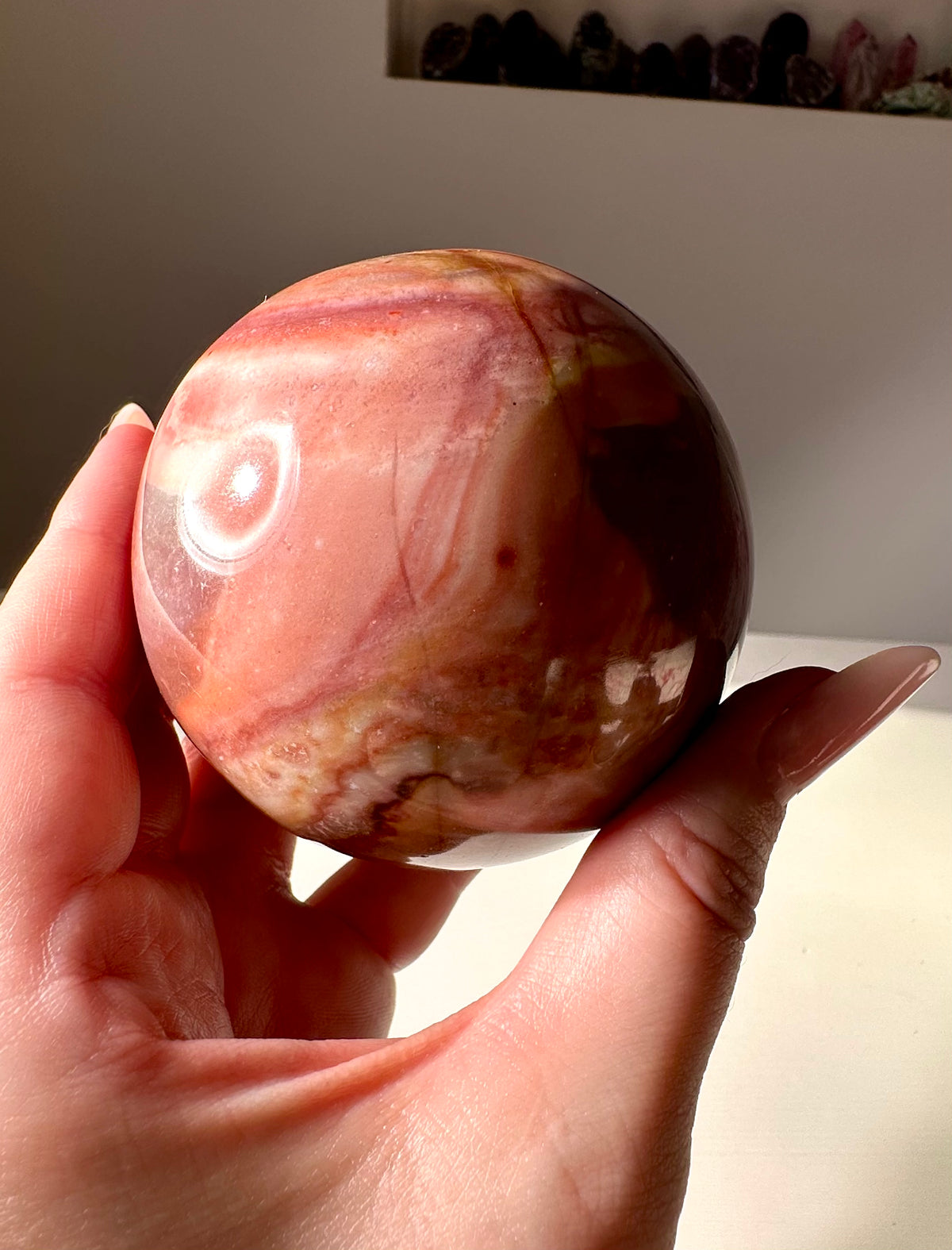 Sfera in diaspro oceanico