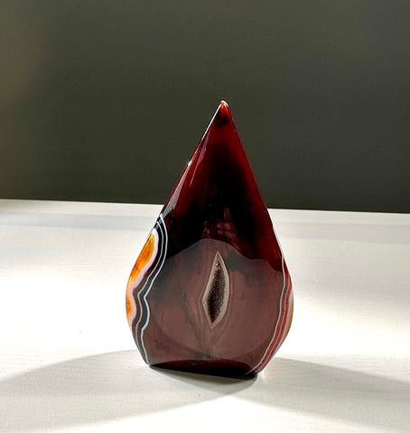 Fiamma in agata sardonica