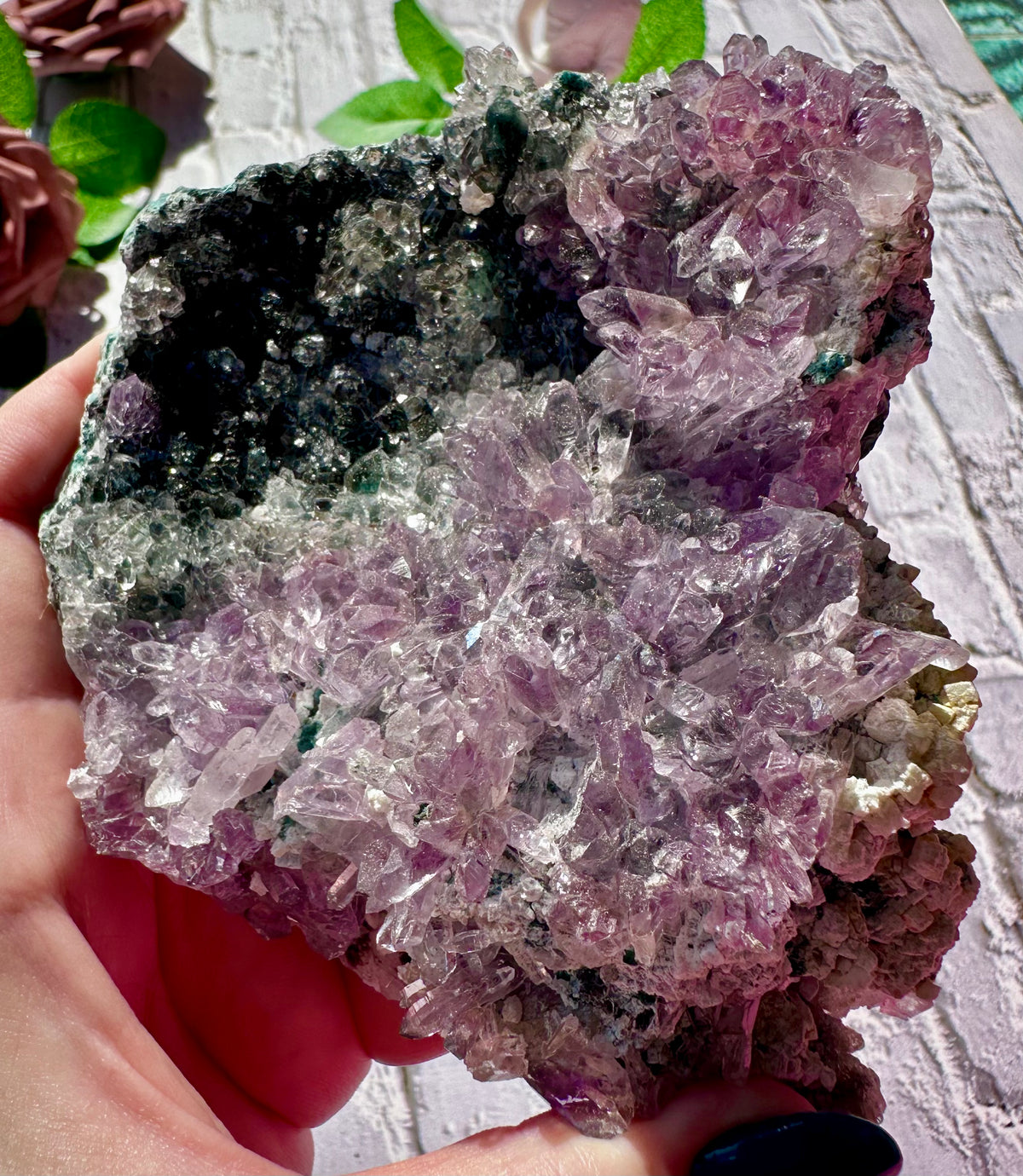 Amethyst flower cluster