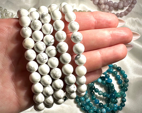 Howlite bracelet