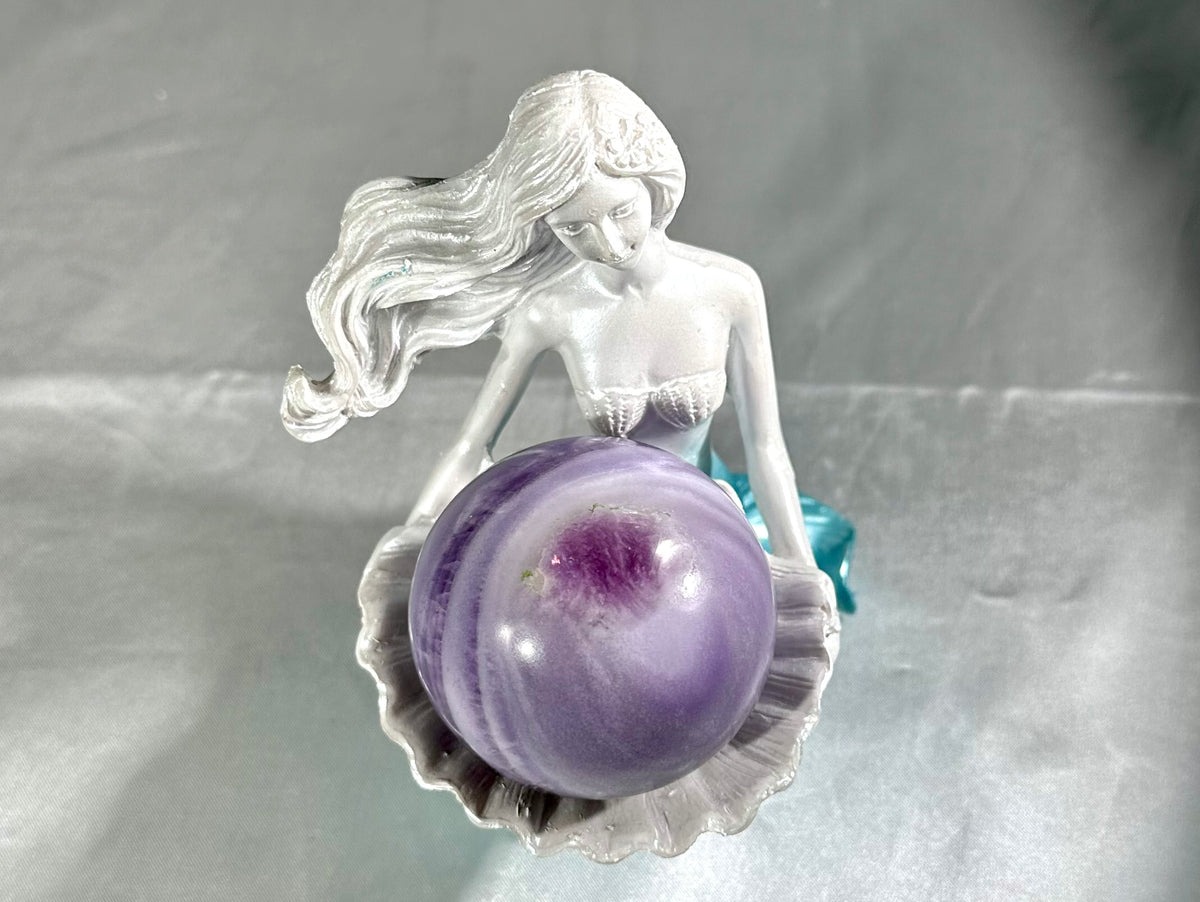 Sfera in fluorite silky