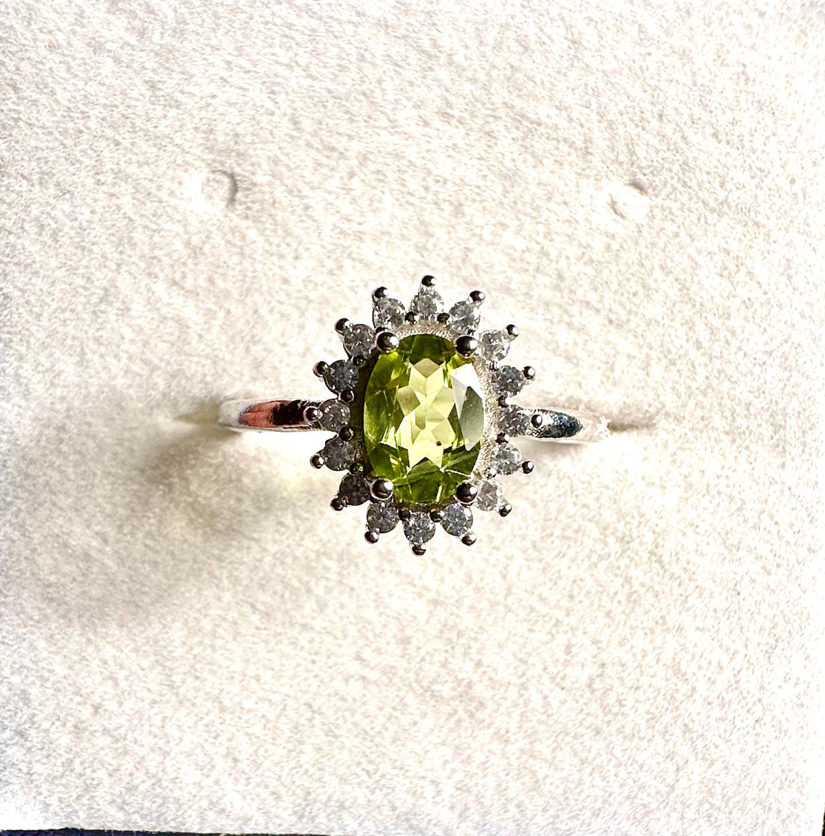 Peridot ring