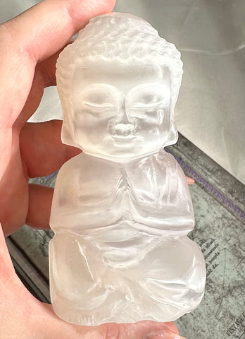 Buddha in selenite