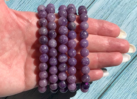 Bracciale in lepidolite