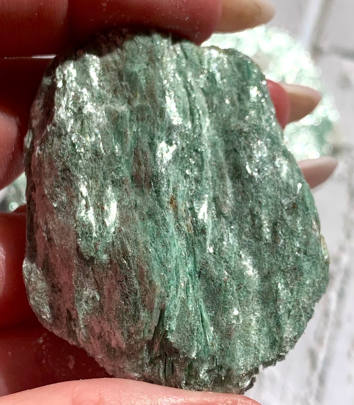 Raw fuchsite