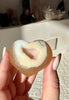 Cuore in agata druzy