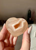 Cuore in agata druzy