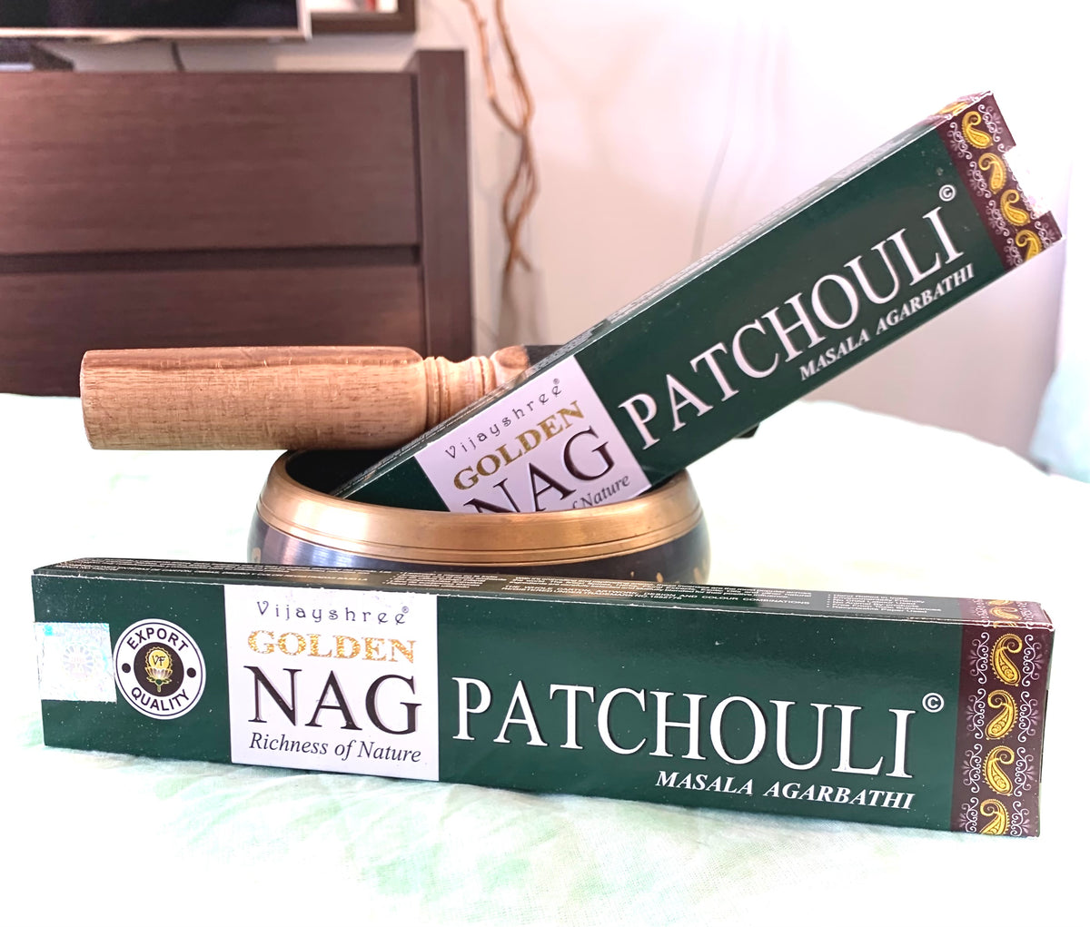 Golden Nag Incense - Patchouli