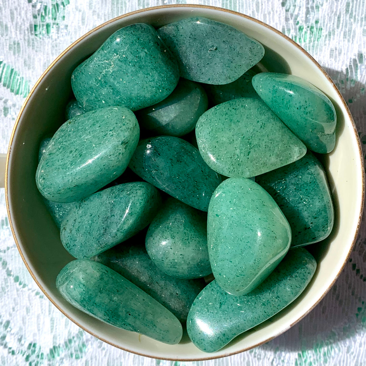 Tumbled aventurine