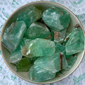Calcite verde grezza