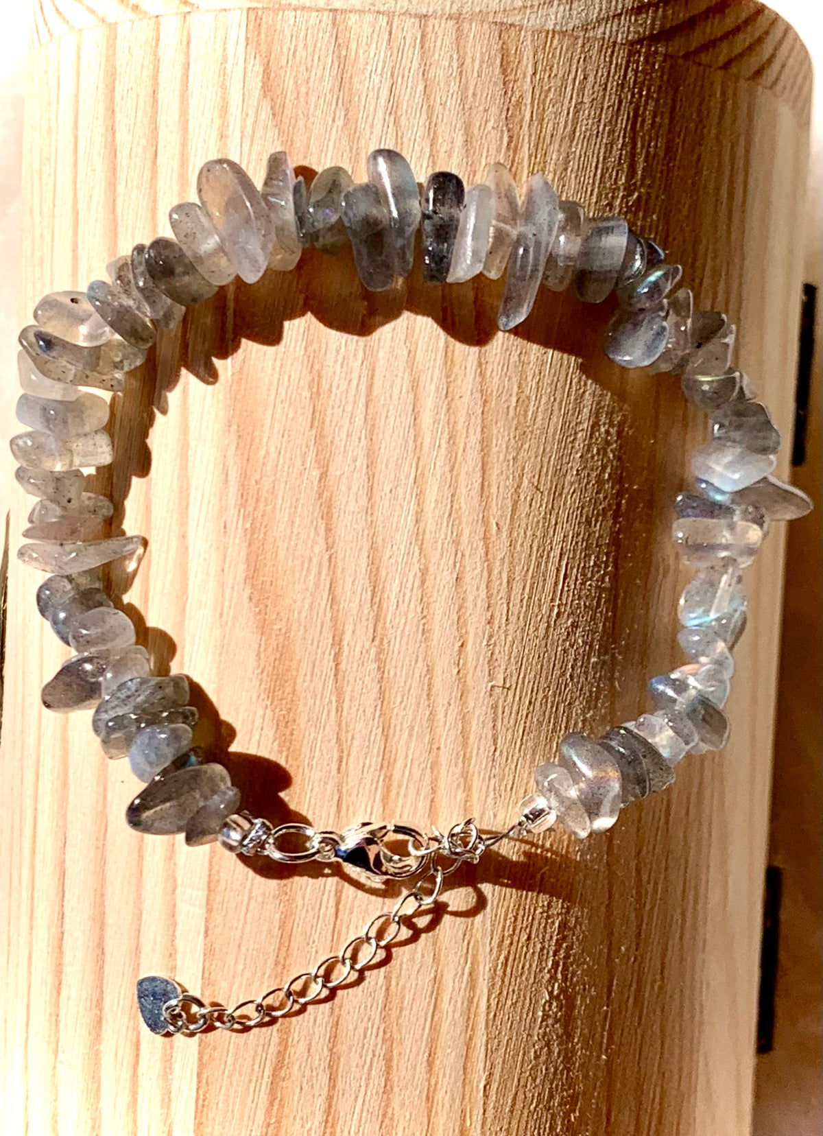 Labradorite chip bracelets